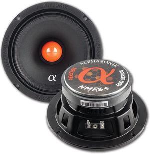 Alphasonik NMR65 Neuron Series 6.5" 600 Watts Mid Range Speaker 4 Ohms (Pair)