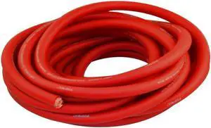 T-Spec V8GT10RD-25 v8GT SERIES Marine Grade Red 1/0 AWG 25 FT RED OFC Power Wire