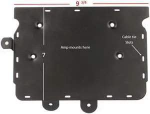 Metra BC-AMP06 LH AMP Mounting Plate for Harley-Davidson Street Glide 2014-UP