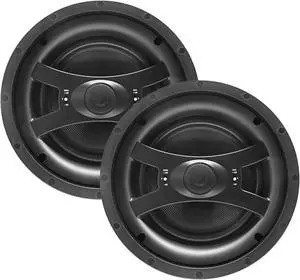 Earthquake Sound ECS8.0 8 400 Watts Max 8 Ohm Edgeless Ceiling Speaker (Pair)
