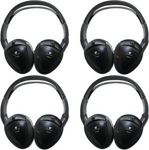 Planet Audio PHP32 Dual-Channel IR Wireless Headphones with Power LED (4X)