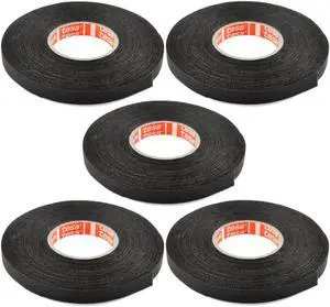 Tesa IB51026 3/8 in x 82 ft Single Layer Fabric PET Cloth Exterior Harness Tape (5 Pack)