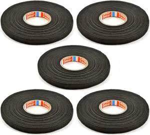 Tesa IB951618 3/8 in x 82 ft Fabric PET Fleece Interior Harness Tape (5 pack)