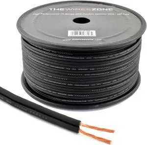 250 ft. 12 AWG High-Performance OFC Full Copper Home and Car Audio Speaker Wire Black