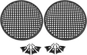 Universal 10 inch Metal Mesh Speaker Subwoofer Grill Cover Waffle Style - 2 Pack