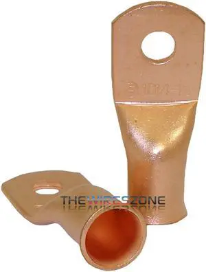 The Install Bay by Metra CUR1014 1/0 Gauge 1/4' Copper Ring Terminals 5 Pack