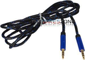 MM35-6PRO Gold Plated 3.5mm Plug 6' Feet Stereo AUX Cable for Car & Home Audio