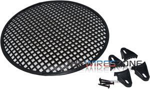 12" Steel Speaker/Subwoofer Sub Woofer Waffle Mesh Grille with Clips & Screws