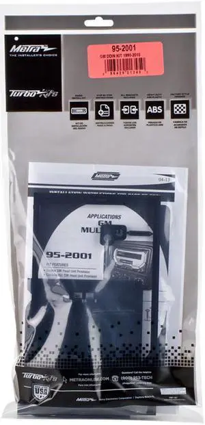 Metra 95-2001 Double DIN Stereo Install Dash Multi-Kit for Select 1995-2012 GM