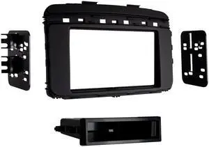 Metra 99-7366B Black Single DIN Stereo Install Dash Kit for 2016-up Kia Sorento