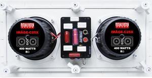 Earthquake Sound Image-C25X Dual 5.25" Center Channel Home Audio In-Wall Speaker