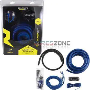 Raptor R2AK0 1/0 Gauge 1/0 AWG Complete Amplifier Kit for Up to 1500W Systems