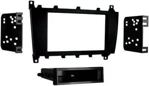 Metra 99-8721B Black Single DIN Dash Kit for Select 05-07 Mercedes-Benz C-Class