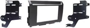Metra 95-7631B Matte Black Double DIN Dash Kit for Select 2016-up Nissan Titan