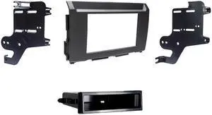 Metra 99-7631B Black Single/Double DIN Dash Kit for Select 2016-up Nissan Titan