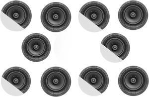Earthquake Sound R650 6.5" In Ceiling Speakers(5pairs)w/Magnetic Grill