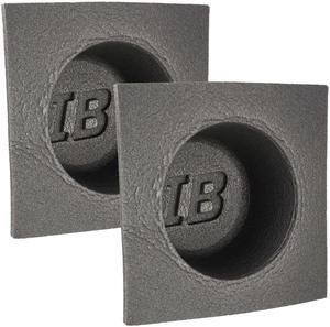 The Install Bay IBBAF42 4" Round Foam Car Audio Speaker Baffle (pair)