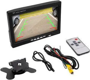 iBeam TE-7VS 7" Dash Mount Dual Video Inputs 800 × 480 Pixels Color TFT/LCD Monitor