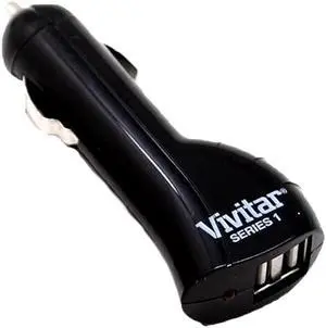 1000mA Dual USB Port High Speed Fast Charging Car USB Power Charger 12-24v