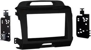 Metra 95-7344CH Double DIN Dash Kit for select 2011-2016 Kia Sportage - Charcoal