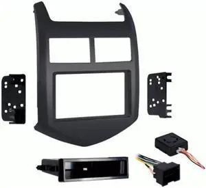 Metra 99-3012G-LC Single/Double DIN Stereo Dash Kit for 2012-up Chevrolet Sonic