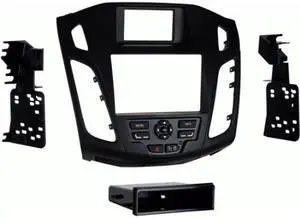 Metra 99-5827B Black Single/Double DIN Stereo Dash Kit for 2012-up Ford Focus