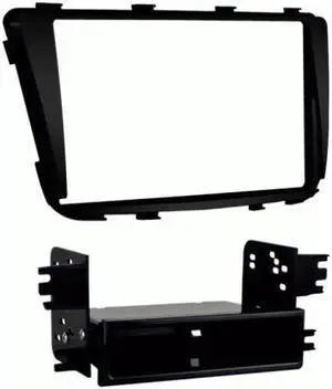 Metra 99-7347B Black Single/Double DIN Stereo Dash Kit for 12-up Hyundai Accent