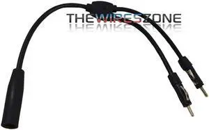 Free & Fast Shipping Universal Female to 2 Male Motorola Antenna Adapter Cable