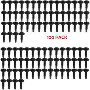 Black Phosphate Phillips Wafer Head Self Tapping/Drilling Screws 1/2" (100/pack)