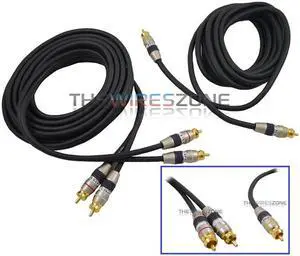 Belkin High Performance Male to Male 12' Feet RCA Audio/Video Cable Wire 12ft