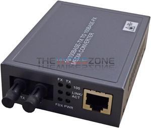 MPT 10/100Base-TX to 100Base-FX Media Converter