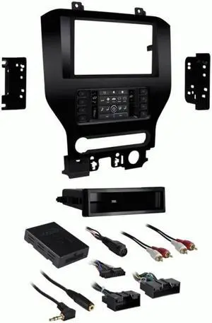 Metra 99-5840CH 1-2DIN Turbo Touch Dash Kit for Ford Mustang(w/8" screen)2015-up