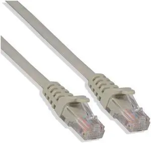 Cat-5e UTP Ethernet Network Cable RJ45 Lan Wire Gray 1FT