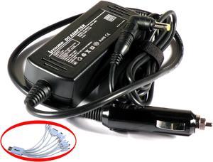 iTEKIRO 90W Car Charger for Toshiba Satellite P50-ABT2G22 P50-ABT2N22 P50-AST2NX1 P50-AST2NX2 P70-ABT2N22 P70-AST2NX1 P75 P75-A7200 + iTEKIRO 10-in-1 USB Charging Cable