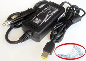 iTEKIRO 65W Car Charger Auto Adapter for Lenovo ADLX45NCC2A; Lenovo ThinkPad Yoga, ThinkPad S1 Yoga