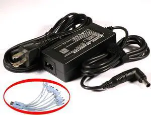iTEKIRO 40W AC Adapter for Sony VAIO T Series 13; SVT1311EFYS SVT13112FXS SVT13114GXS SVT13116FXS SVT13132PXS SVT13118FXS SVT13124CXS SVT13125CXS SVT13126CXS SVT13127CXS SVT13128CXS SVT13124CXS