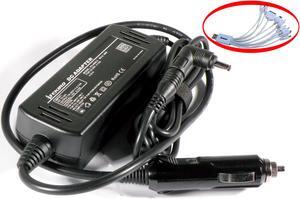 iTEKIRO Car Charger Auto Adapter for Asus UX42Vs, UX52Vs, UX301, UX301La, UX302, UX302La, UX302Lg + iTEKIRO 10-in-1 USB Charging Cable