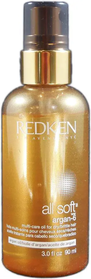 Redken All Soft Argan 6 Oil 3 oz. Redken All Soft Argan 6 Oil 3 oz.