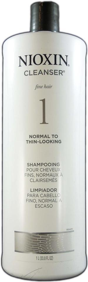 NIOXIN by Nioxin BIONUTRIENT ACTIVES CLEANSER SYSTEM 1 FOR FINE HAIR 33.8 OZ (PACKAGING MAY VARY)