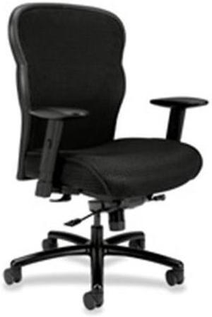 HON Company Wave Mesh Big and Tall Chair Supports up to 450 lbs. Black