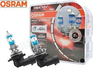 HB4 (9006) - Osram Night Breaker Laser +150% 9006NL-HCB Bulbs (Pack of 2)