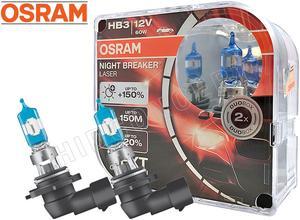 Osram HB3(9005) Night Breaker Laser +150% 9005NL-HCB Bulbs (Pack of 2)
