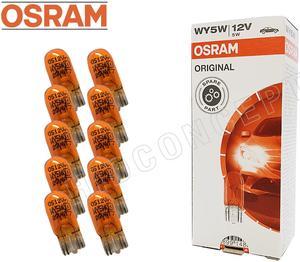 T10 - Osram 2827 Cost-Effective Original Spare Parts Amber WY5W (Pack of 10)