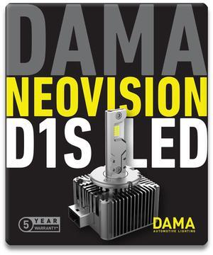 D1S: DAMA NEO VISION 6000K LED Bulbs 35W Error-free | Pack of 2
