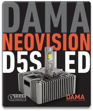 D5S: DAMA NEO VISION 6000K LED Bulbs 35W Error-free | Pack of 2