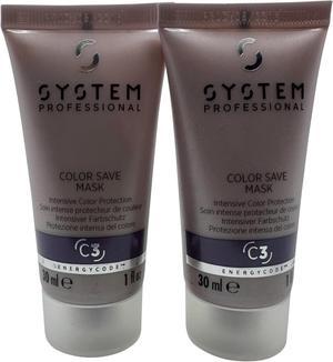 Wella System Professional Color Save Mask Color Treated Hair 1 OZ Set of 2