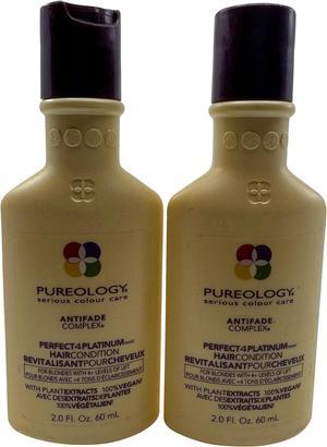 Pureology Perfect 4 Platinum Conditioner Color Treated Hair 2 OZ Set of 2