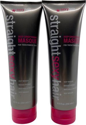 Sexy Hair Straight Deep Conditioning Mask Thick & Coarse Hair 8.5 OZ Set of 2