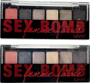 NYX The Sex Bomb Shadow Palette Femme Fatale 033 OZ Set of 2