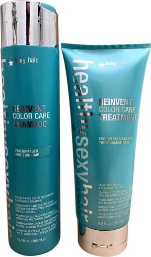 Healthy Sexy Hair Reinvent Color Care Shampoo 10.1 OZ & Treatment 6.8 OZ Set